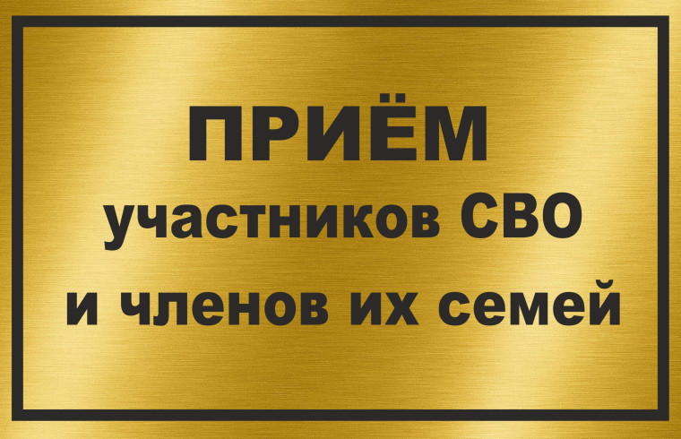 Личный прием участников специальной военной операции и членов их семей, представителей.. Личный прием участников специальной военной операции и членов их семей, представителей..